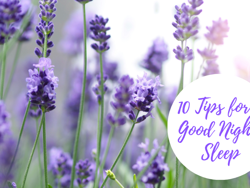 10 Tips For A Good Nights Sleep