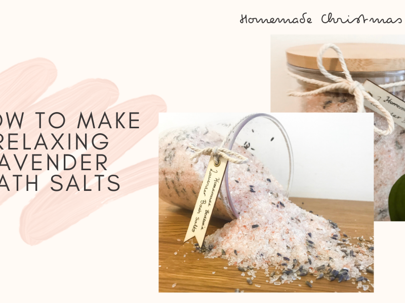 How To Make Relaxing Lavender Bath Salts