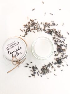 Temple Balm and dried lavender